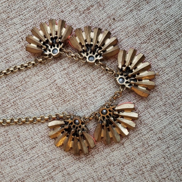 J.Crew Crystal Fan Necklace - Picture 8 of 9